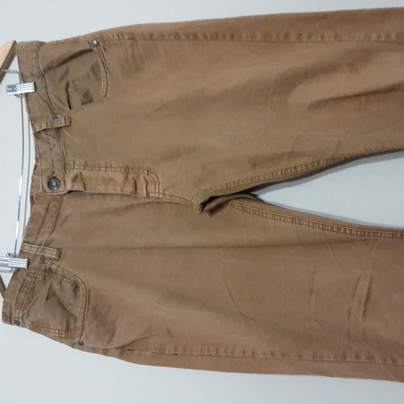 Smog pant men's 38 brown butterfly button closure straight legs - Picture 2 of 9